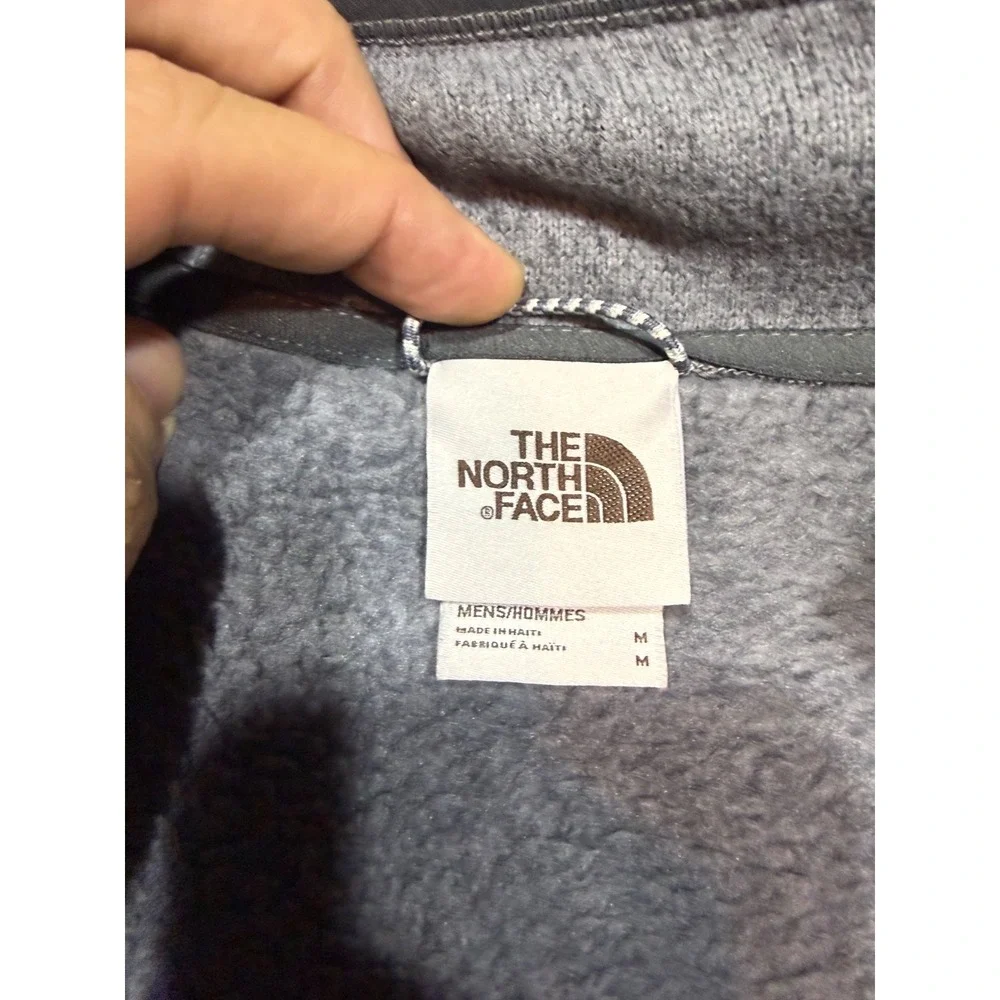 The North Face Fleece Medium Gordon Lyons Full Zip Sweater Fleece Mens Gray